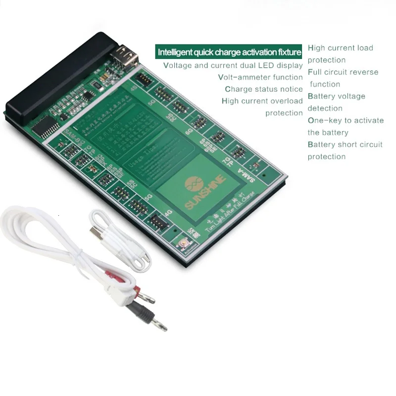 SS 901A зарядное устройство для быстрой зарядки iPhone X 8P 8 7P 7 6S 6 6s Samsung с защитой от