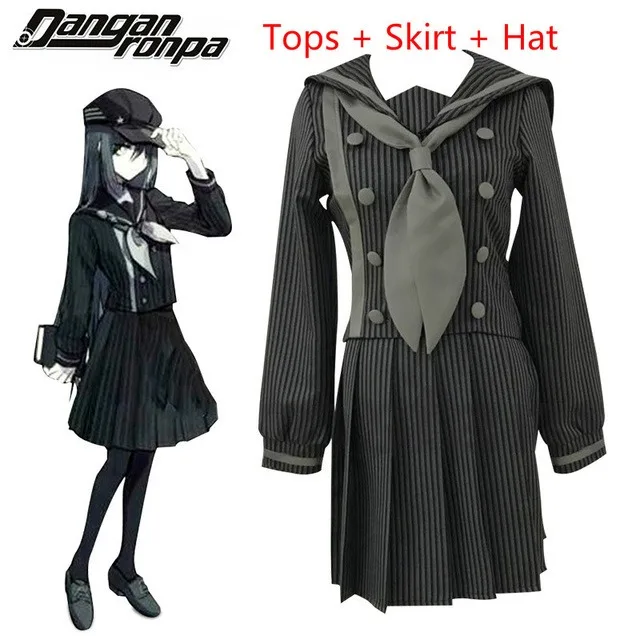

Anime Danganronpa V3 Killing Harmony Saihara Shuichi Detective Cosplay Costume Woman Uniform