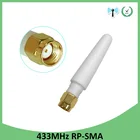 433 МГц Антенна LORA RP-SMA Connector 3dbi white 433 IOT направленная антенна Водонепроницаемая антенна для Lorawan watermeter Gasmeter