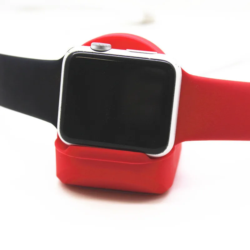 Силиконовые зарядки стенд держатель док станция для Apple Watch версия 1 2 3 42 мм 38