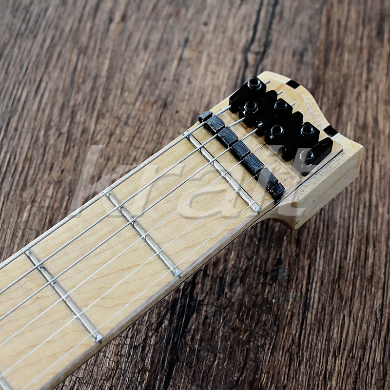 Krait безголовая гитара 6 струн strandberg безголовая электрогитара Ольха тела Пламя клен Топ 5 шт. шеи