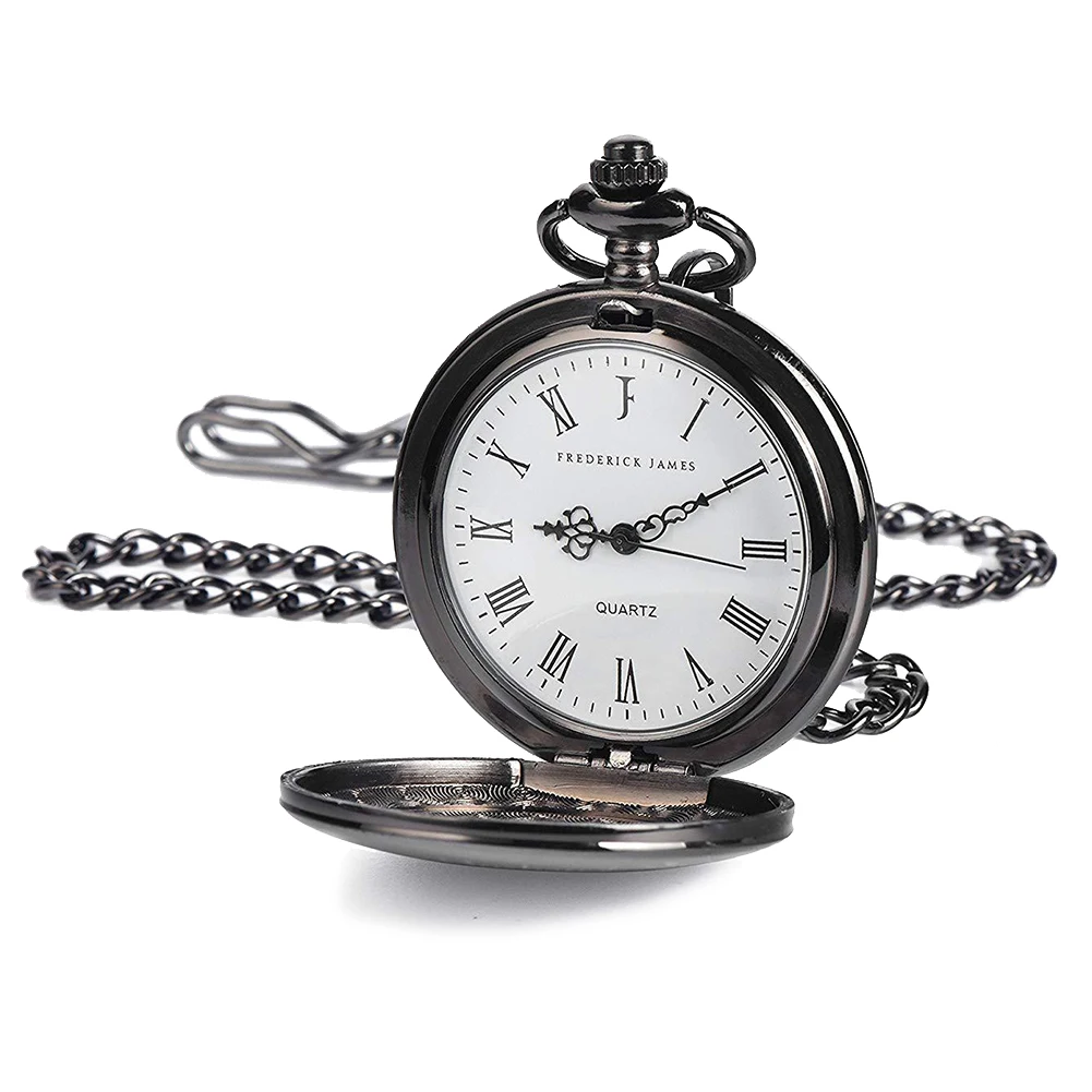 

Fashion Simple Casual English Letter Round Dial Analog Quartz Pock-et Pendant Watch Teacher Day Gift Vintage Bronze Steampunk