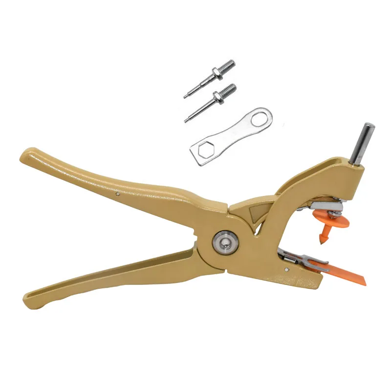 

1 pcs Ear Tag Pliers Livestock Animal Alloy Ateel Hydraulic Ear Tag Pliers Swine Cow Sheep Rabbit Identification Tool
