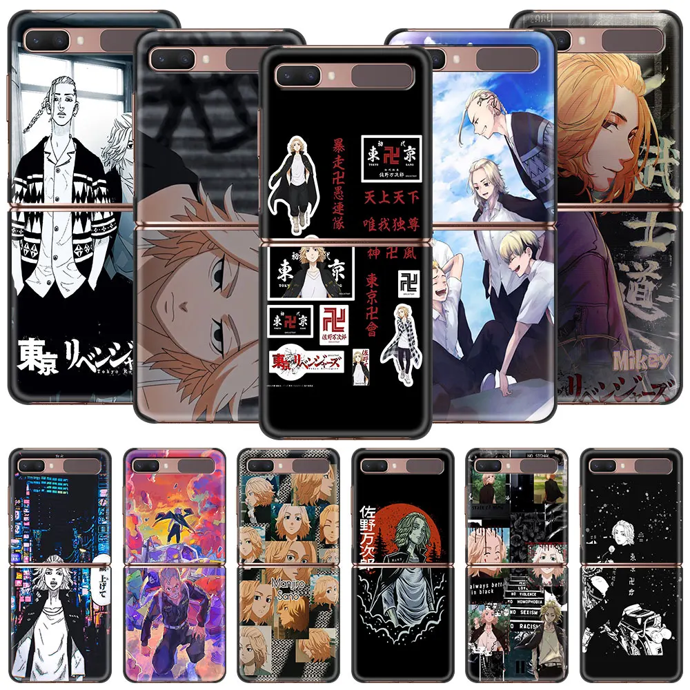 

Tokyo Revengers Manjiro Sano Luxury Bag For Samsung Galaxy Z Flip Case Black Hard PC For Samsung Z Flip 5G Foldable Shell Fundas