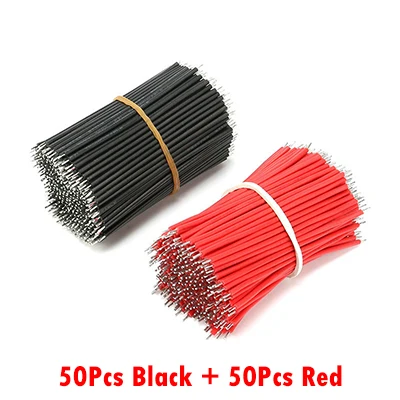 

Оловянная макетная плата, 100 шт./лот, припой PCB, кабель 22AWG 6 см Fly Jumper, провод, оловянный проводник, провод-коннектор 1007-22AWG