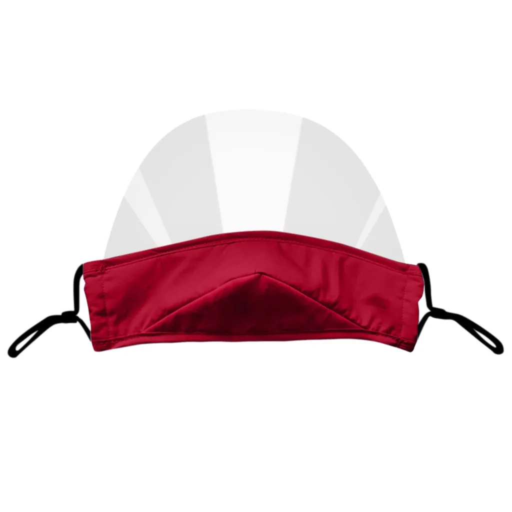 

4PC Mini Shield Smile Transparent Face Mask With Clear Vinyl Visible Expression Lip Reading Mouth Mask Cover Mascarillas