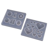 heart candy shaped resin molds heart shape epoxy mold heart shaped resin casting mold candy resin mold for craft making
