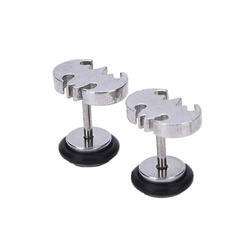 2 шт./пара нержавеющей стали модные женские пирсинговые серьги Унисекс серьги-гвоздики модных украшений подарки 5 цветов на.