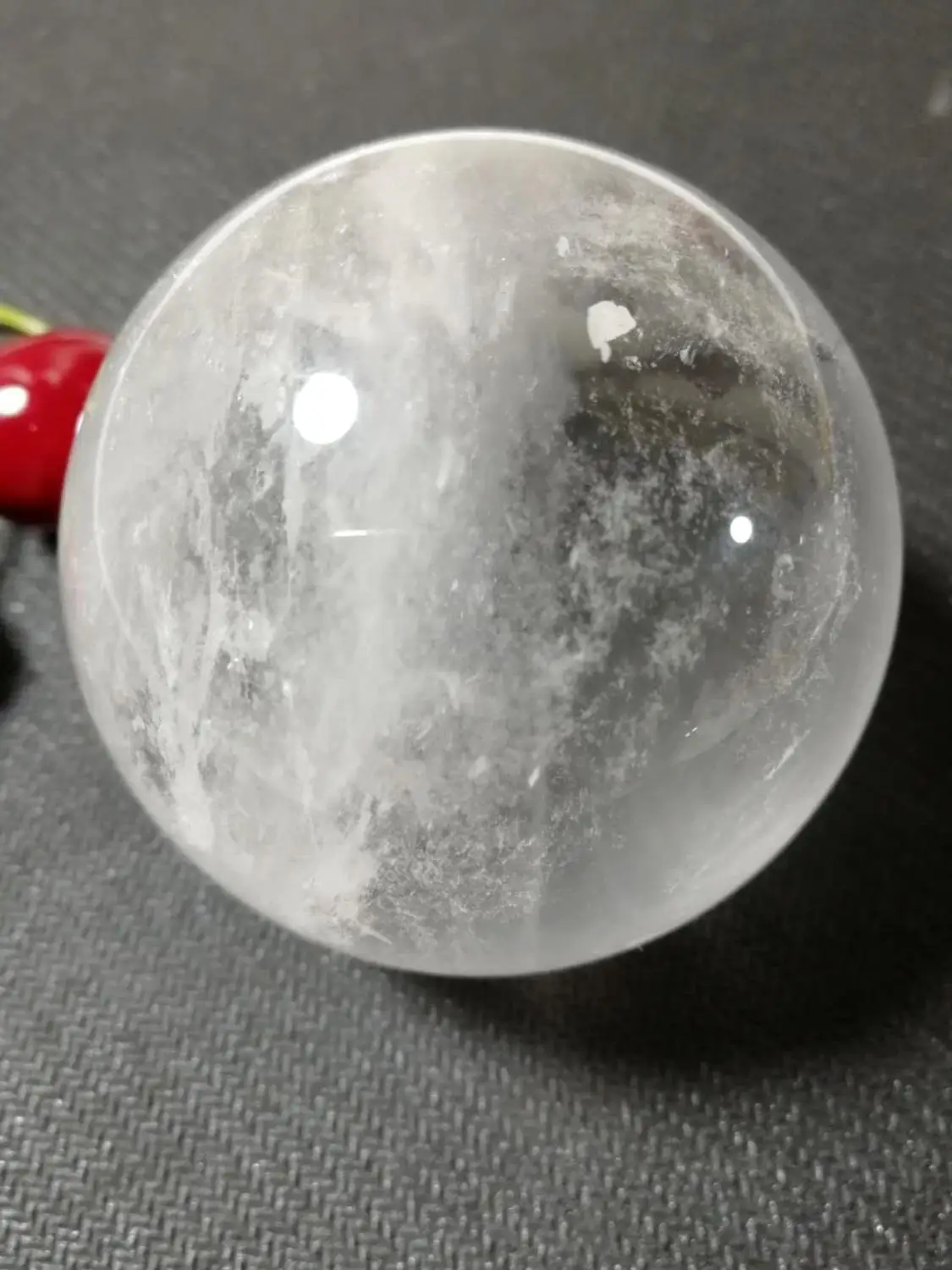 

About 6cm Natural clear quartz balls Crystal gemstones sphere meditation reiki healing chakra for home decor