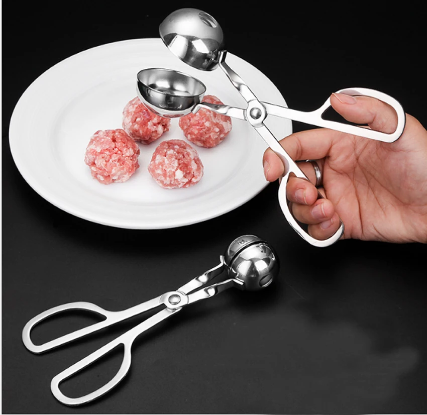 ERMAKOVA мясной Баллер с противоскользящей ручкой из нержавеющей стали Tong Cake Pop Meatball