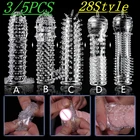 35 шт., многоразовые презервативы для мужчин, 28 видов