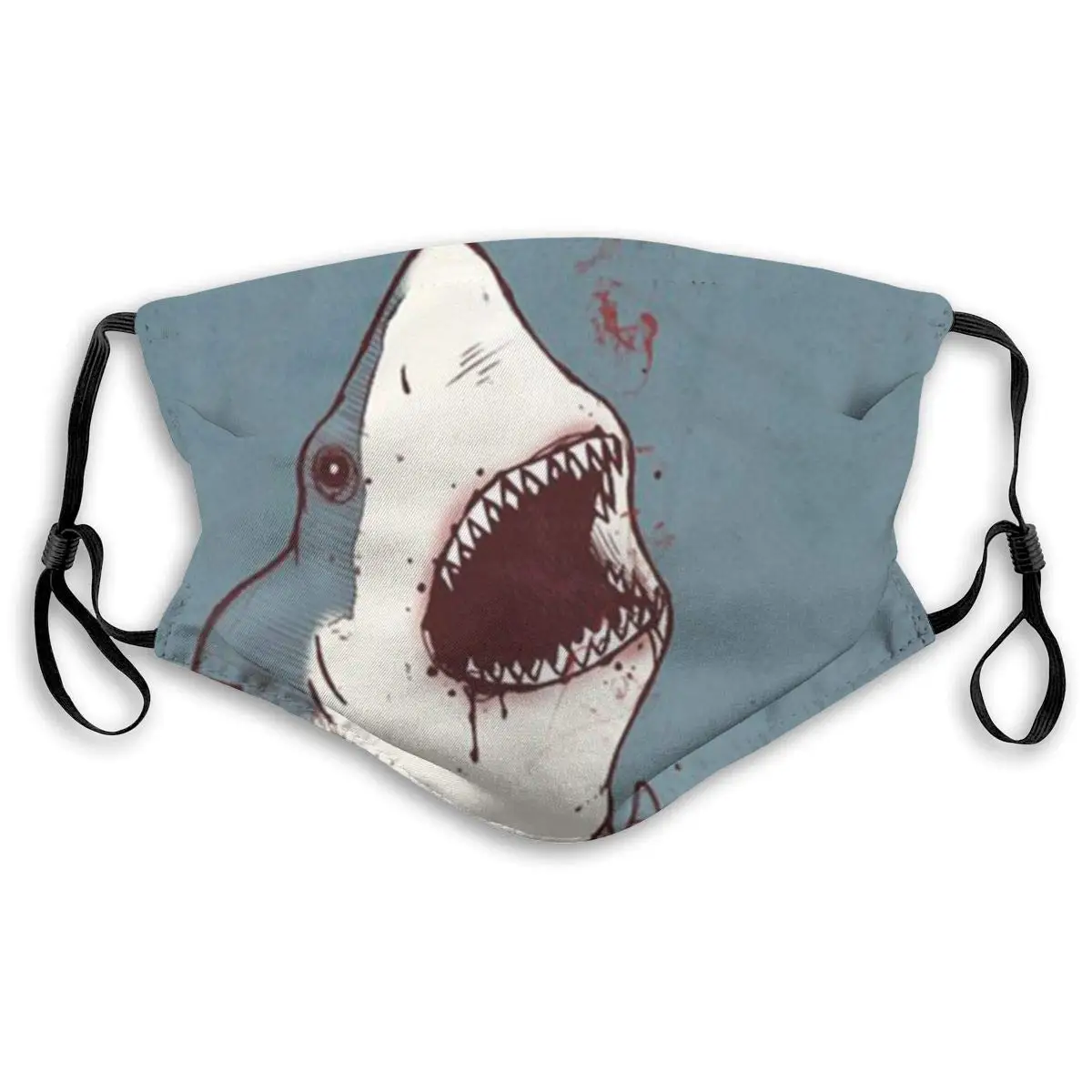 

Shark Wearing Plaid Shirt Anti Pollution Mask for Kids Women Man Comfort Dustproof Mouth Mask with Activated Carbon Filters