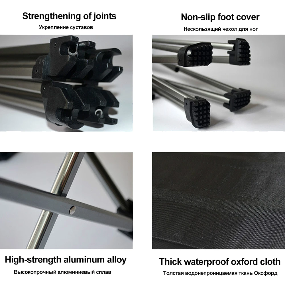 Складной стол HooRu легкий пляжный складной для рыбалки пешего туризма с сумкой