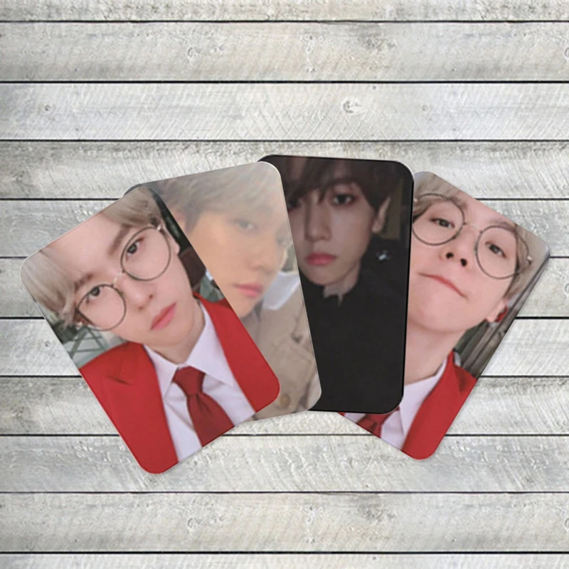 

10Pcs/Set Fashion Self Made Paper Photo Card Photocard KPOP EXO BAEKHYUN Delight Album LOMO Cards