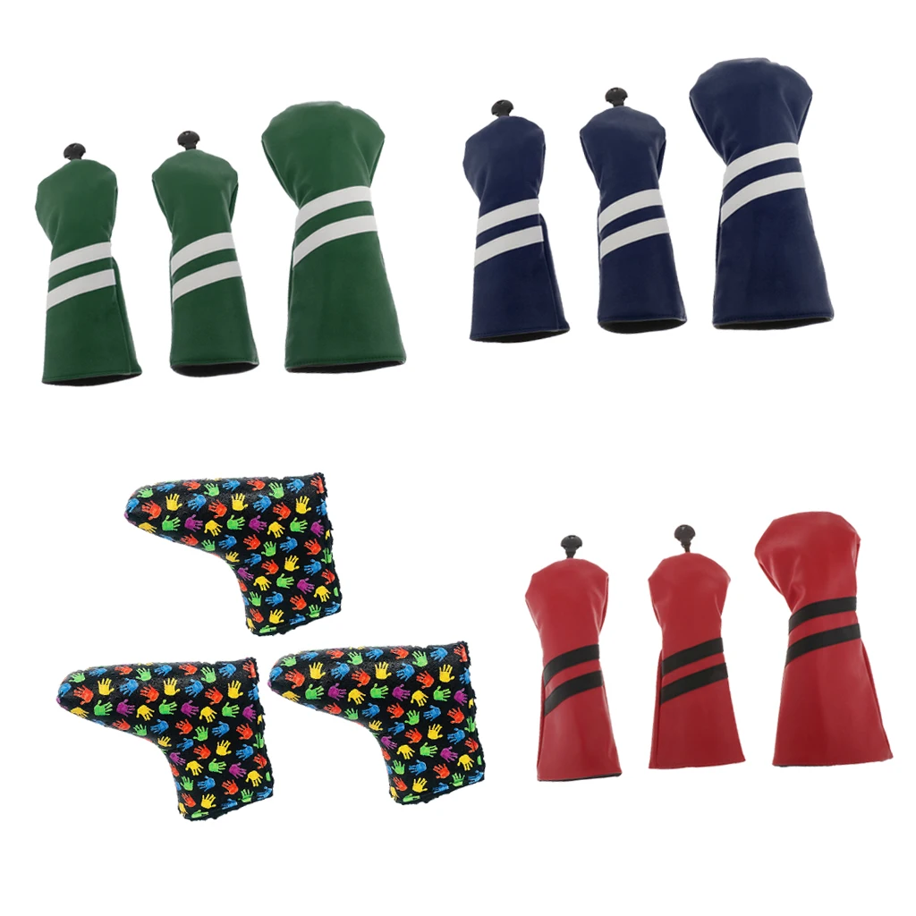 

12pcs Golf Headcover NO. 13 5 Driver Wood Head Cover Protectors with No. Tag
