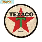 Виниловая наклейка Texaco в стиле ретро, наклейки на стену в виде пещеры, газа, нефти, гаража, автозапчасти, наклейки на бампер, мотоциклетный шлем