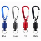 Открытый Рыбалка инструмент Магнитный съемник для жестких бирок для электронного отслеживания товара карабин Портативный Альпинизм выпуск строп брелок оснастка защелка Замковая Пряжка крюк