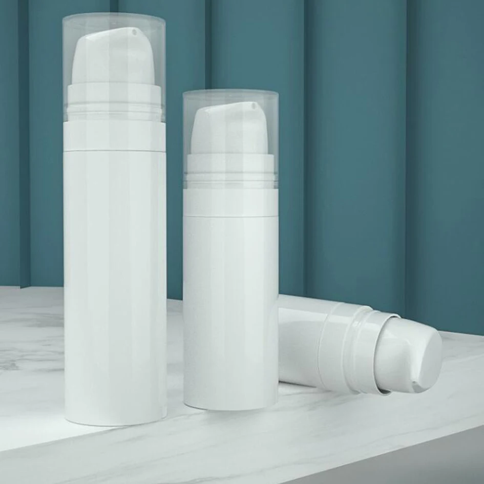 50 шт./лот 5 мл 10 15 маленький образец из полипропилена Вакуумная бутылка с насосом