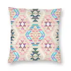Тканые текстурированные наволочки с пастельным рисунком Kilim, винтажные турецкие Геометрические Квадратные наволочки для диванных подушек 40x40 см