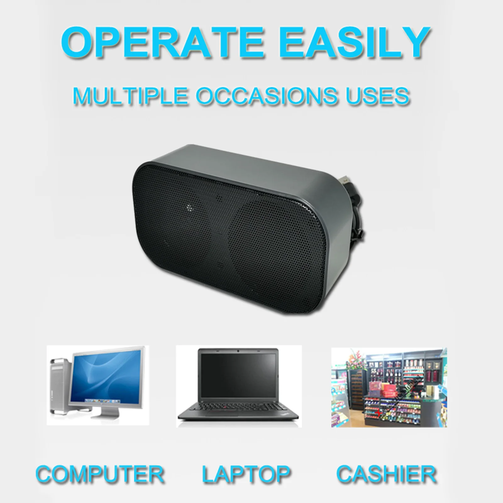 Player Plug-and-play Computer Speakers Powered USB Desktop Laptop Portable | Электроника