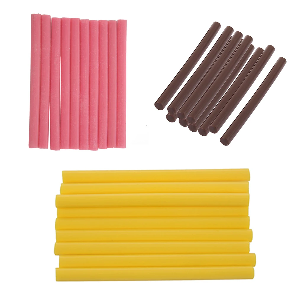 

10pcs 100mm x 7mm Adhesive Hot Melt Glue Sticks For Hot Melt Glue Gun Brown