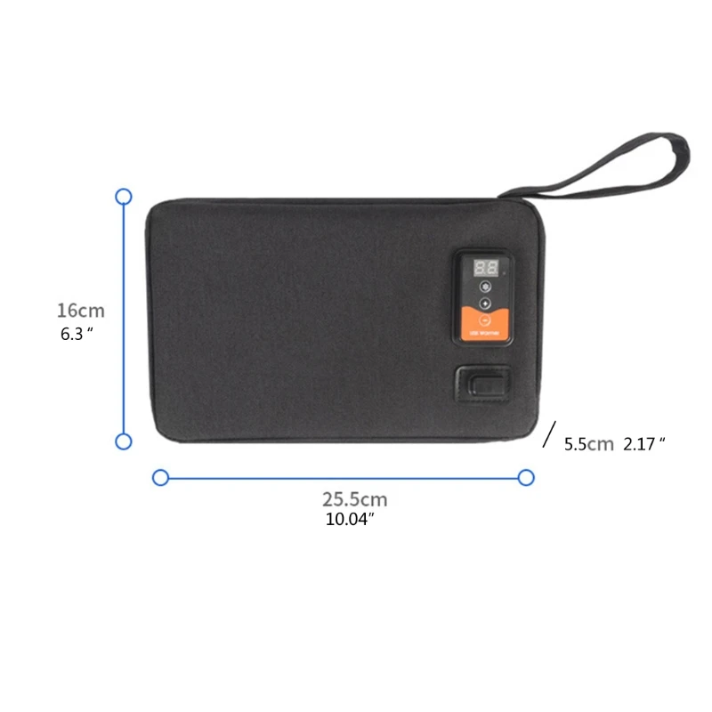 

Portable Smart Display USB Wipe Wamer Heating Wet Towel Dispenser Heater Case N7ME