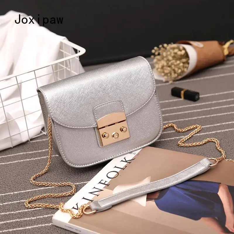 

2020 Women Mini Square Bag Pu Cross Pattern Shoulder Bag Fashion Messenger Bag Casual Chain Handbag