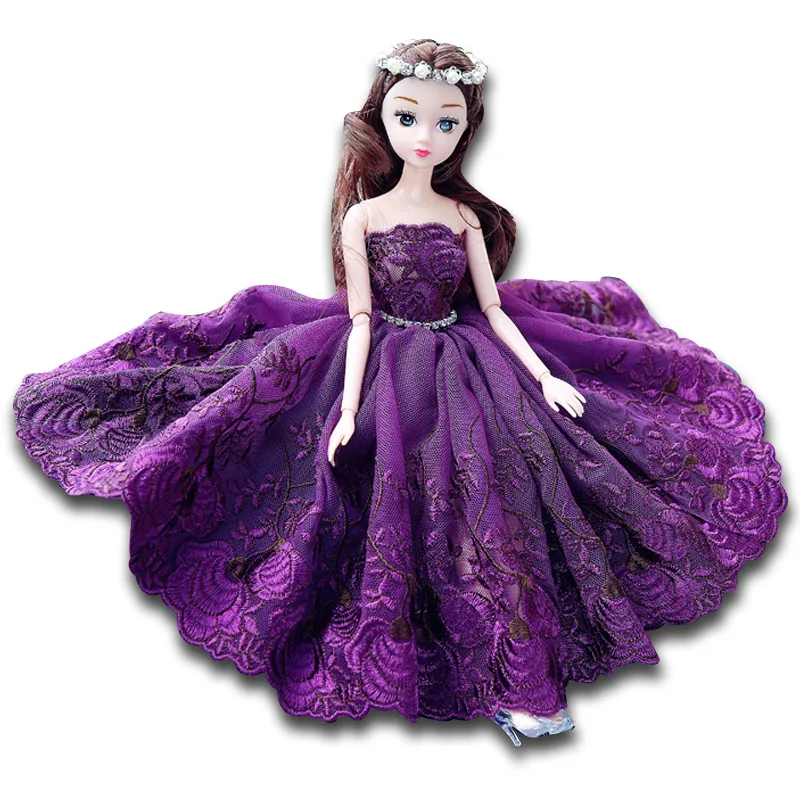 

Car Accessories Women's Wedding Dolls Creative Car Accessories Lovely Long Hair Lace Dress Car Accessories Car Ornament