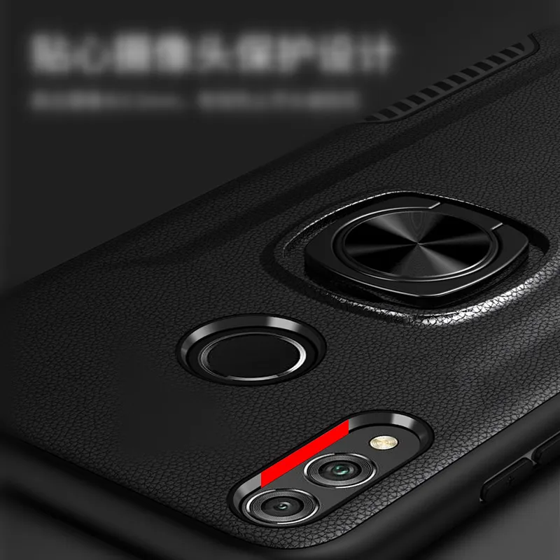 Для Honor 8X Max чехол, роскошный рыцарь, броня, задняя крышка для huawei Honor8X, Прочный Гибридный автомобильный держатель, кронштейн, чехол для телефона(XS0418