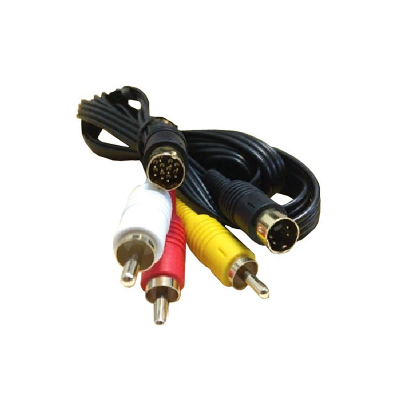 S-Video AV RCA видео аудио композитный ТВ адаптер кабель ретро-bit для Sega Saturn |