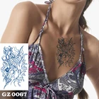 1 шт. изготовлен на основе травяных экстрактов сок Карп татуировки, боди-арт Водонепроницаемый временные наклейки-тату на руку для Для мужчин Для женщин Для мужчин