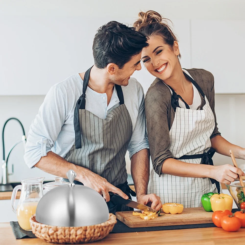 

Stainless Steel Steak Cover Splash-Proof Dish Cover Home Food Cover