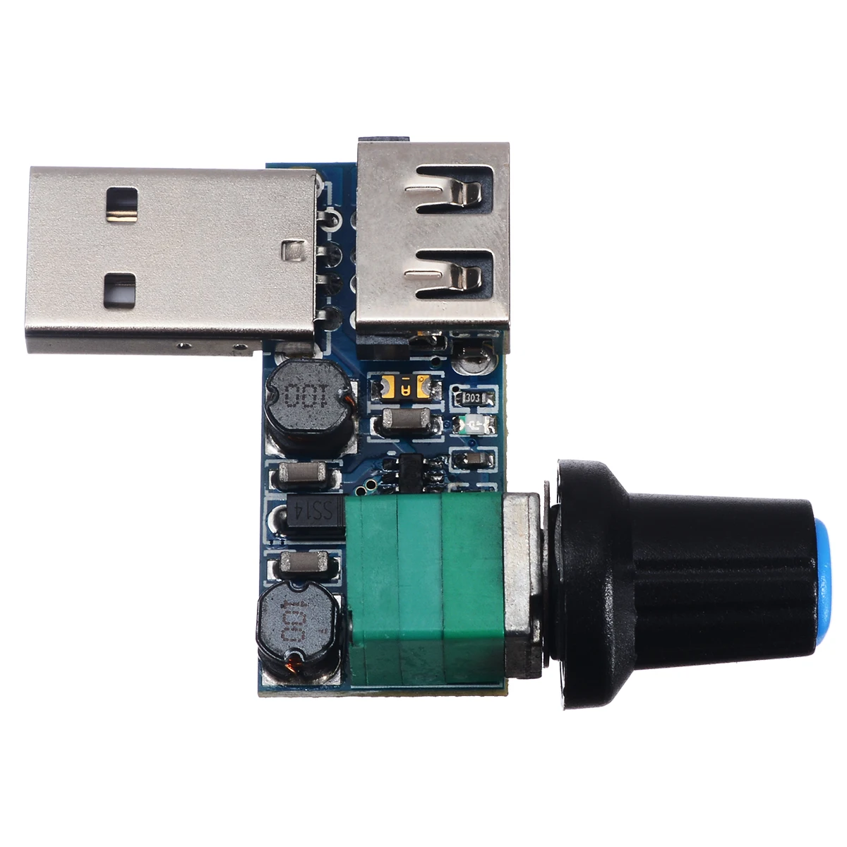 

USB вентилятор переключатель регулятора скорости при напряжении от 5 В до 12 в вентилятор плавная регулировка скорости контроллер переменной ...