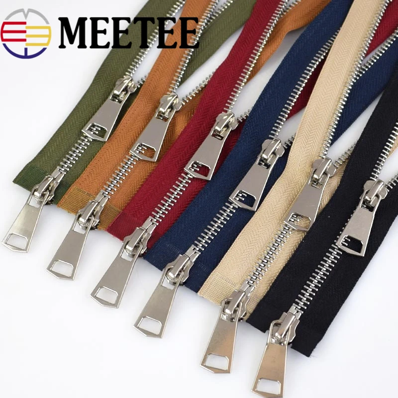 Meetee 120 см 5 # разъемная застежка молния двойной слайдер застежки молнии металла