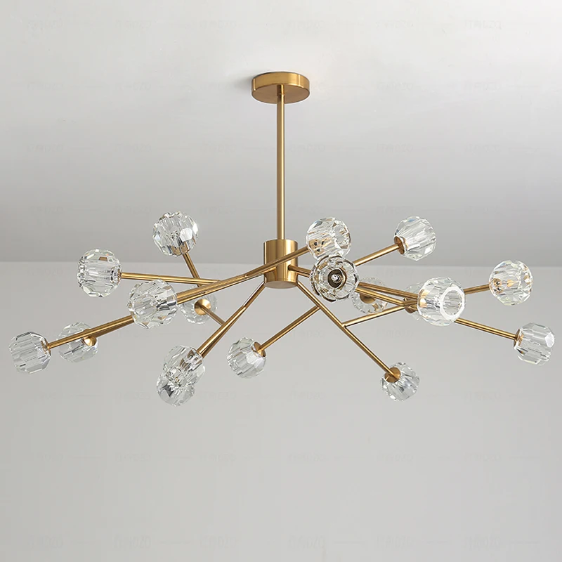 Европейский Золотой медный цвет ветка дерева светодиодный светильник G4