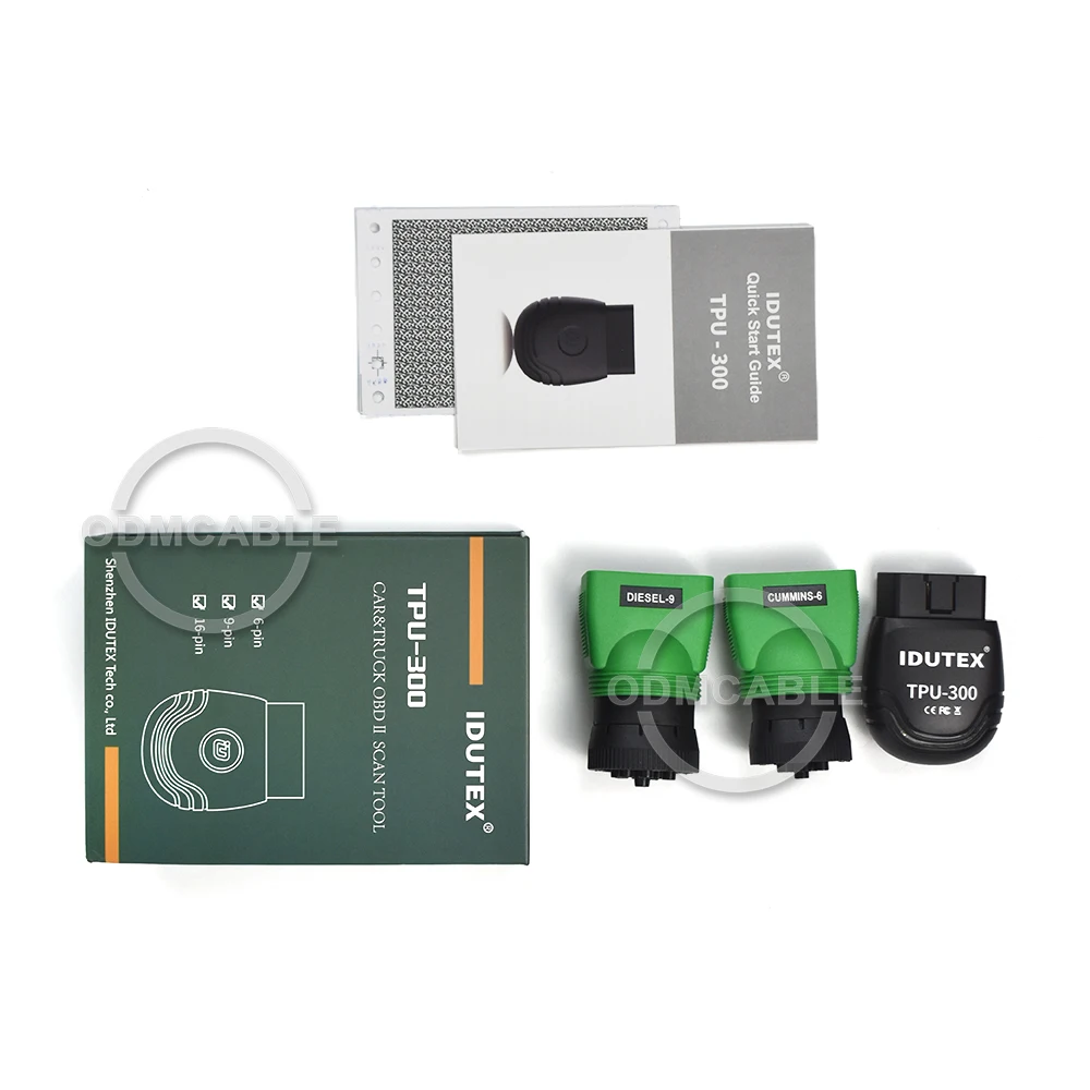 Сканер OBDII для Android VPECKER IDUTEX TPU300 полнофункциональный сканер пассажиров E4 Easydiag 12 В/24