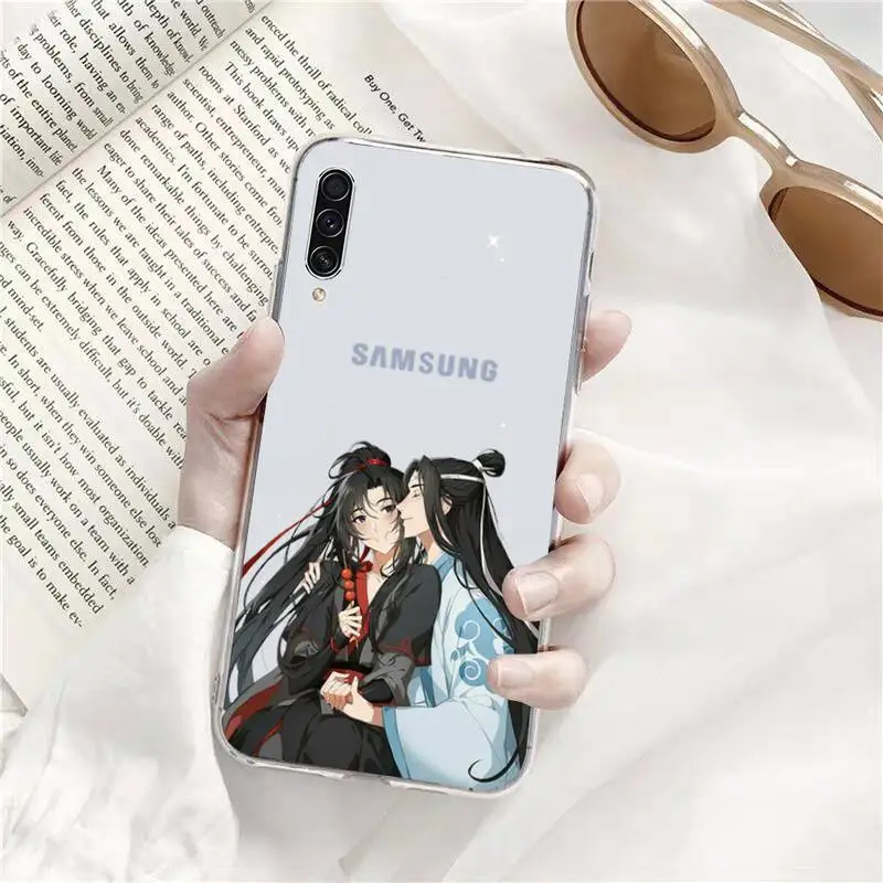 

Mo Dao Zu Shi Phone Case Transparent for Samsung s9 s10 s20 Huawei honor P20 P30 P40 xiaomi note mi 8 9 pro lite plus