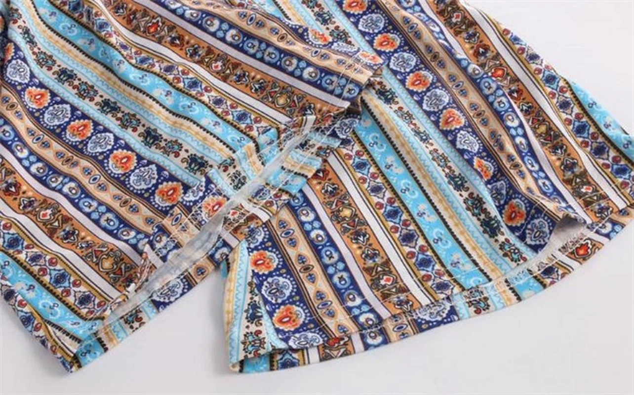 Женские капри в стиле бохо брюки полоску элегантные расклешенные готическом