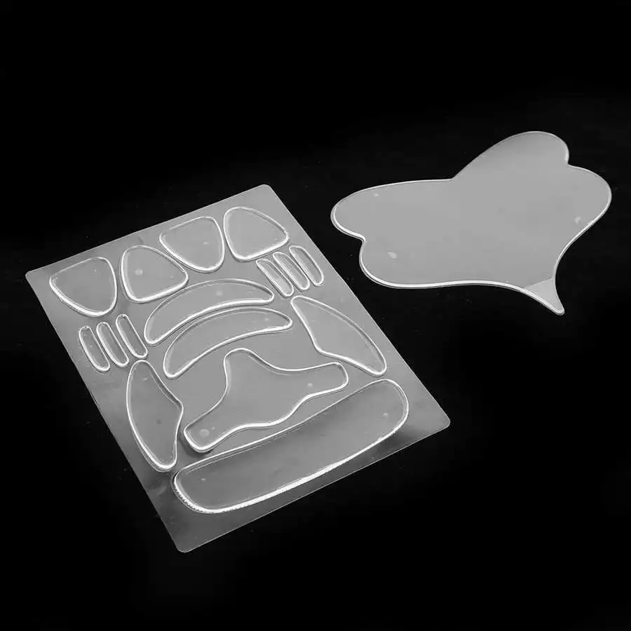 

17pcs Anti Wrinkle Pad Face Lift Reusable Forehead Sticker Silicone Chest Patch Skin Care Eye Sticker Silicone Neck Pad