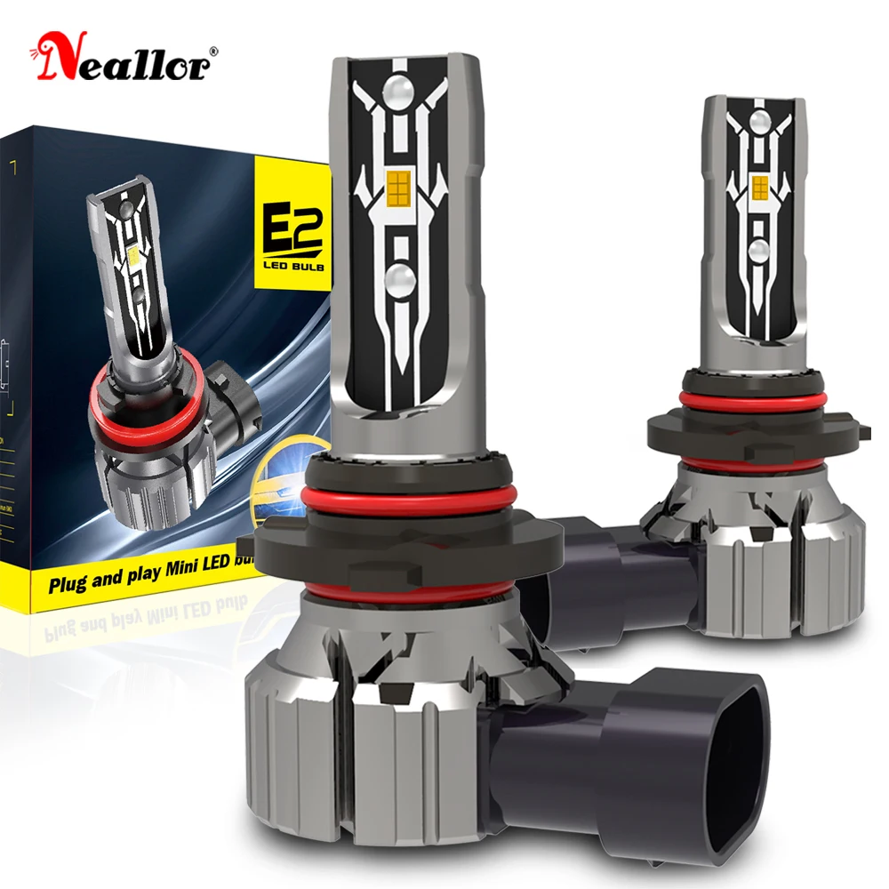 

2X HB3 9005 HB4 9006 H10 H4 H7 H8 H9 H11 светодиодные противотуманные фары автомобисветильник пы Автомобильные противотуманные фары 3000K 6000K золотой белый