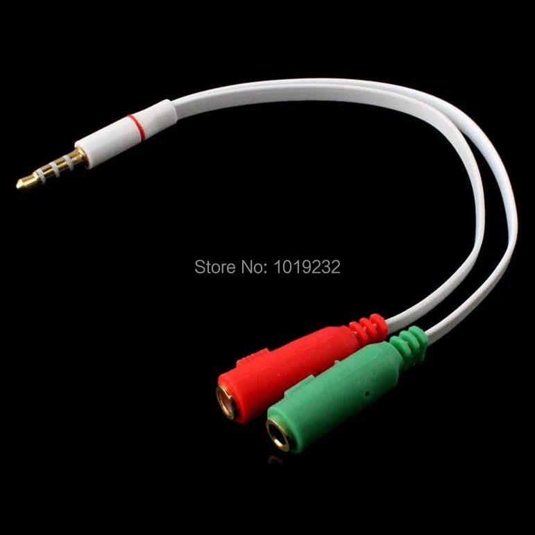 VoiceJoy двойной 3 5 мм разъем для смартфона штекер адаптер ПК Компьютерная гарнитура