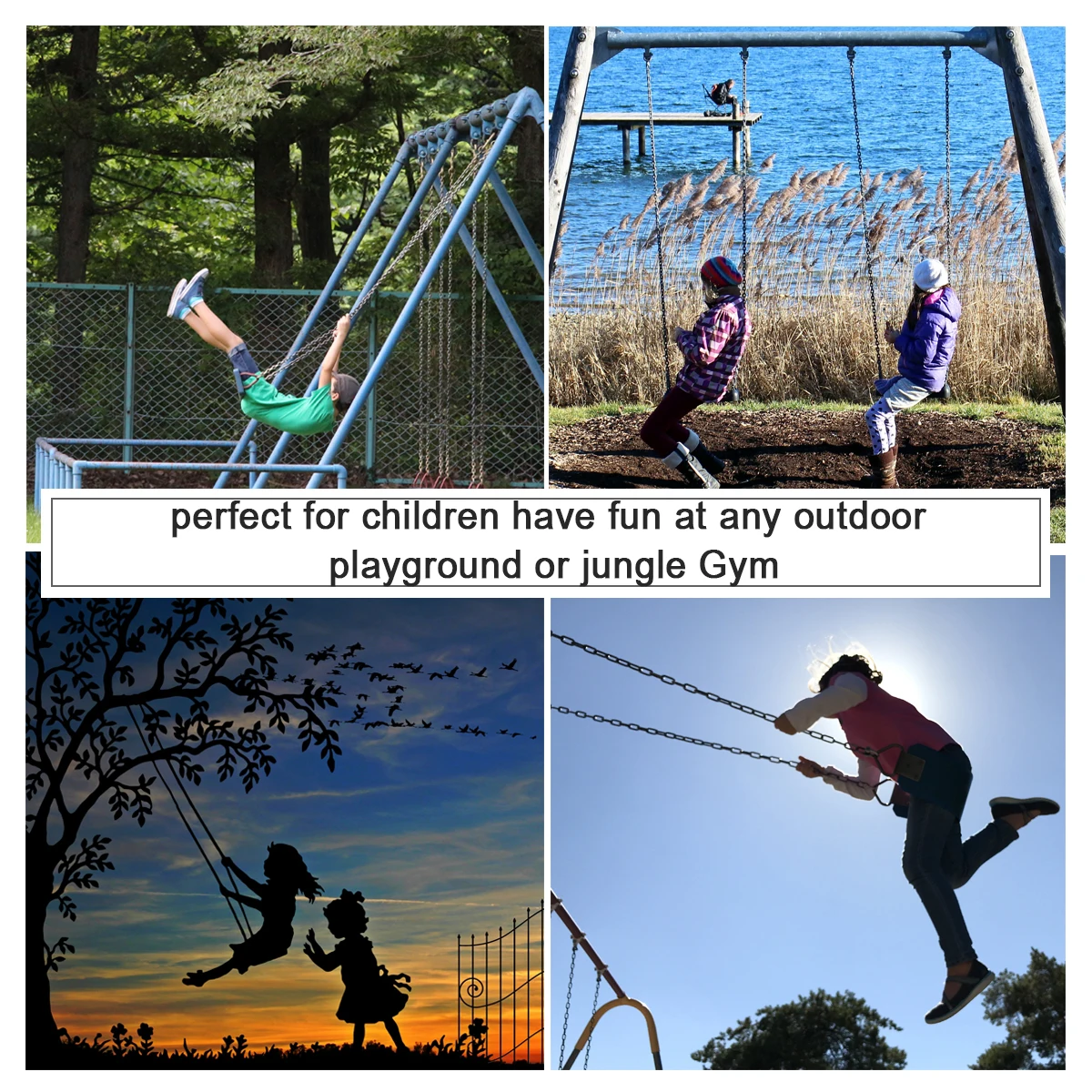 Уличные детские качели с веревкой безопасное сиденье для детского сада