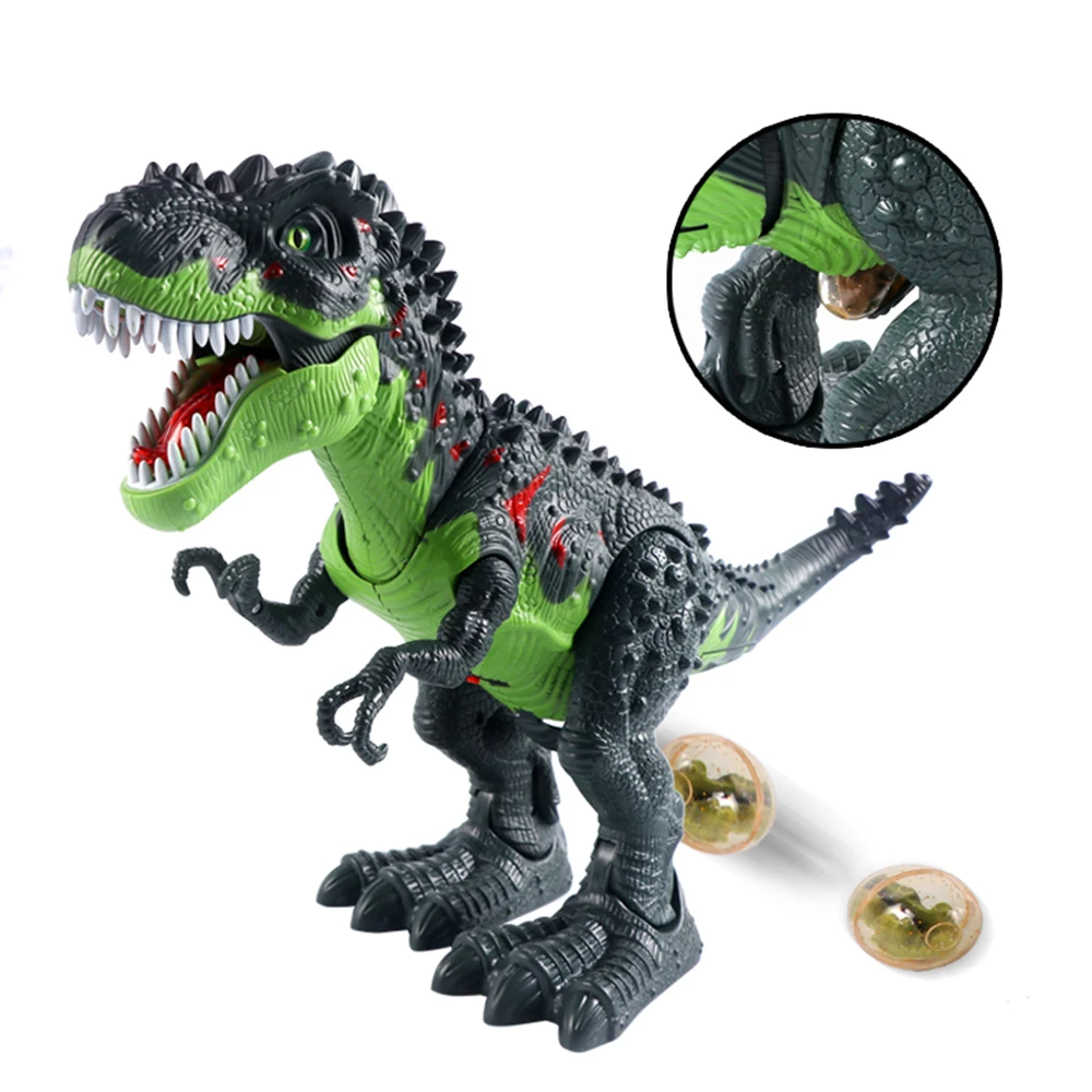 

Kids Baby Electronic Pet Toy Dinosaur Model Toy Spray Laying Eggs Tyrannosaurus Rex Animal Action Figure Toy For Kids Gifts