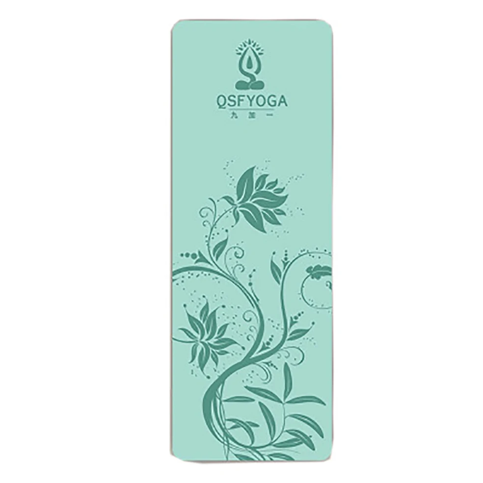 

188cm*68cm Moccasin rubber pad non-slip blanket digital printed fitness portable foldable yoga mat thin