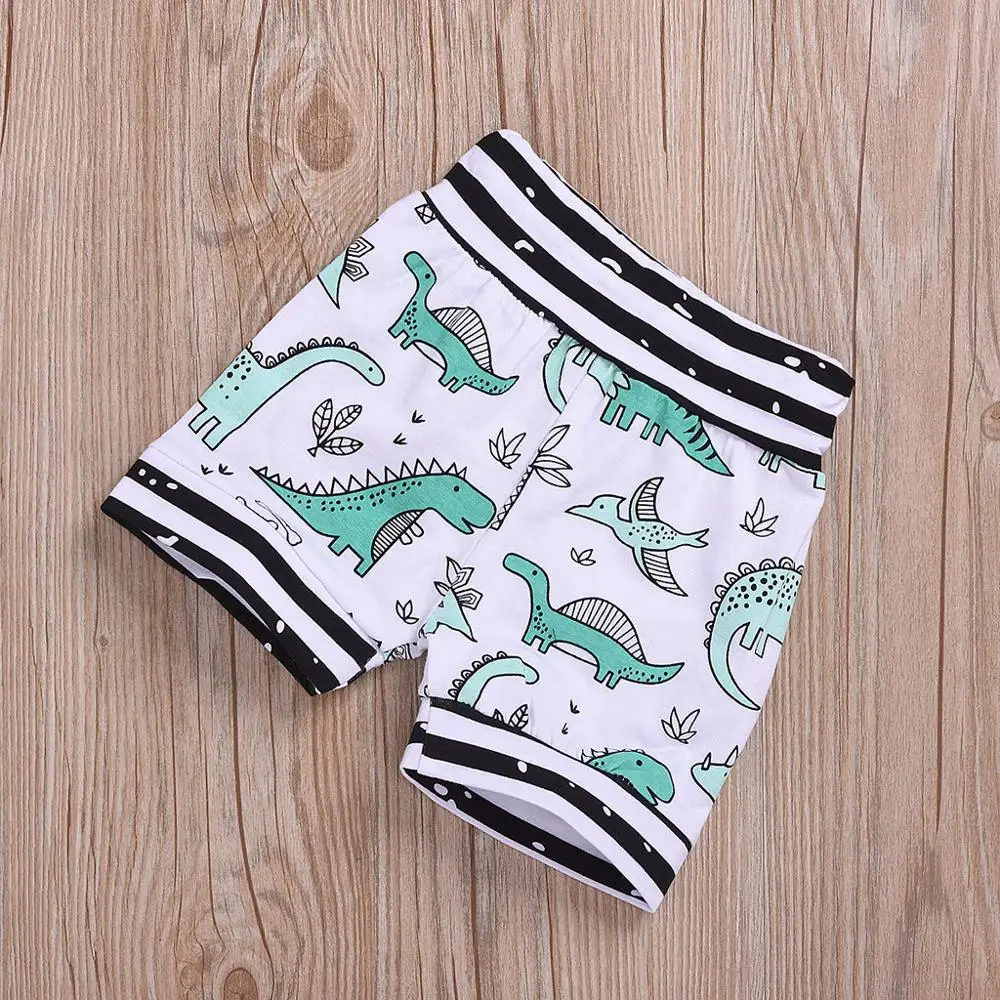 

Kids Clothes Set Baby Boy Girl Cartoon Letter Printed Tops+Dinosaur Shorts Outfits Set Baby Boys Cute Summer Sports Outfits Set