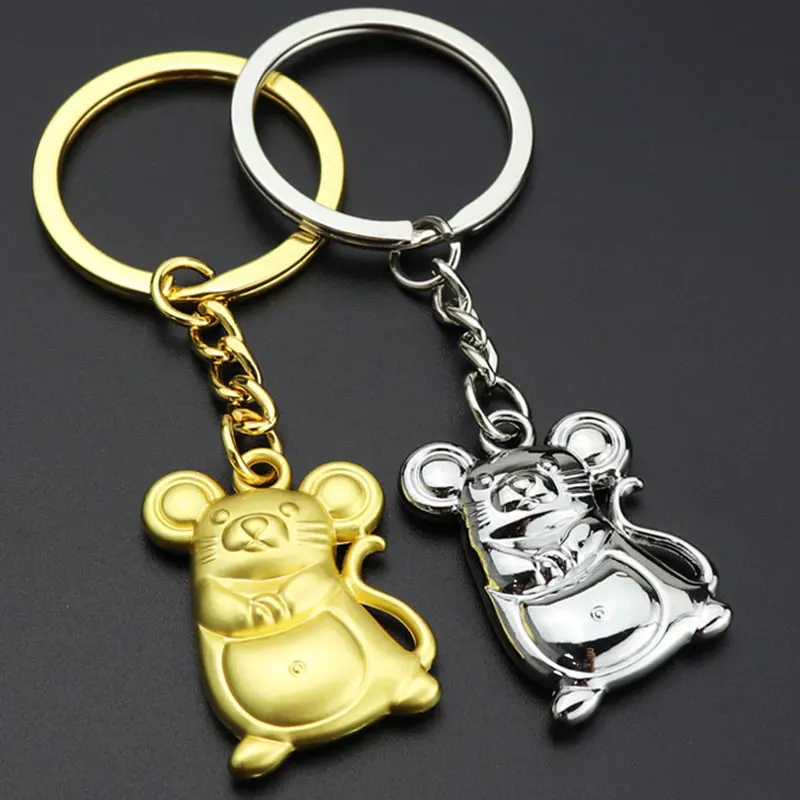 Брелок для ключей с изображением крупной крысы|Брелоки| |