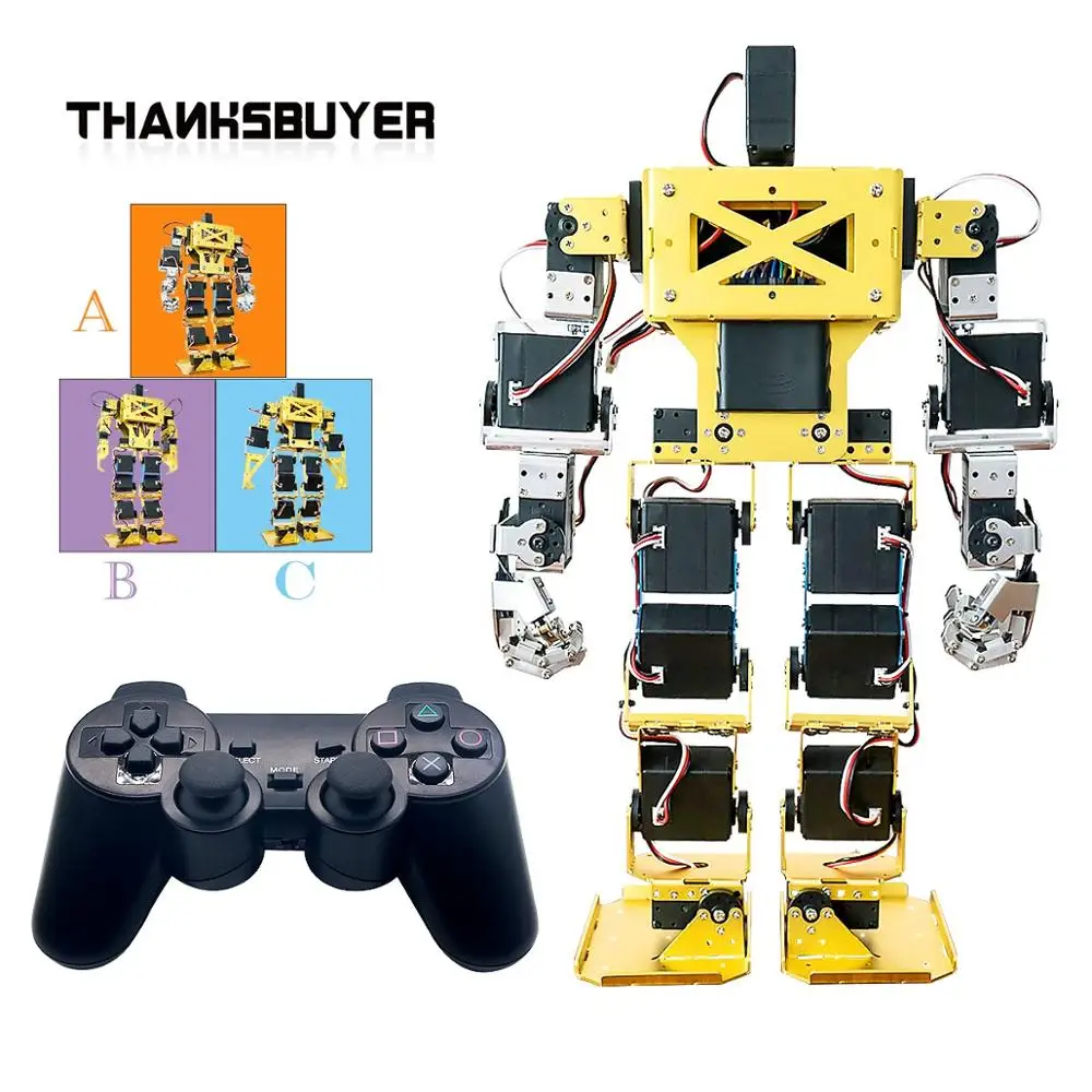 Робот гуманоид Роботизированный робот в сборе 17DOF 2020|Детали и аксессуары| |