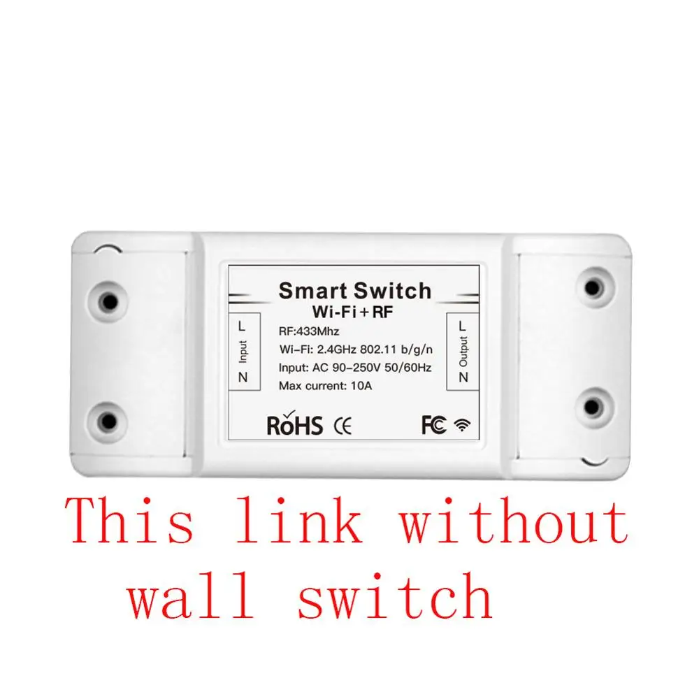 

DIY Smart Home Switch Timer Switch Wireless Remote Control Smart Switch Smart Life Tuya APP Works With Alexa Google Home