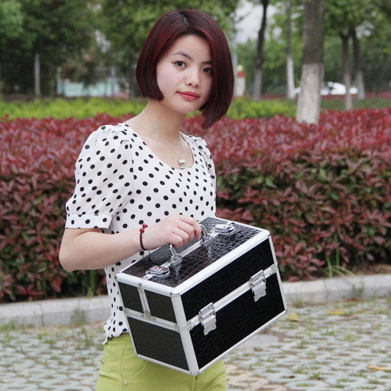 Новинка 2017 года Профессиональный Большой Ёмкость макияж организатор