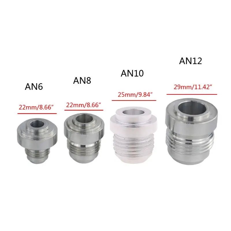 _ Сварочный фитинг для пайки Bung адаптер шланга топливный бак Алюминиевый винт
